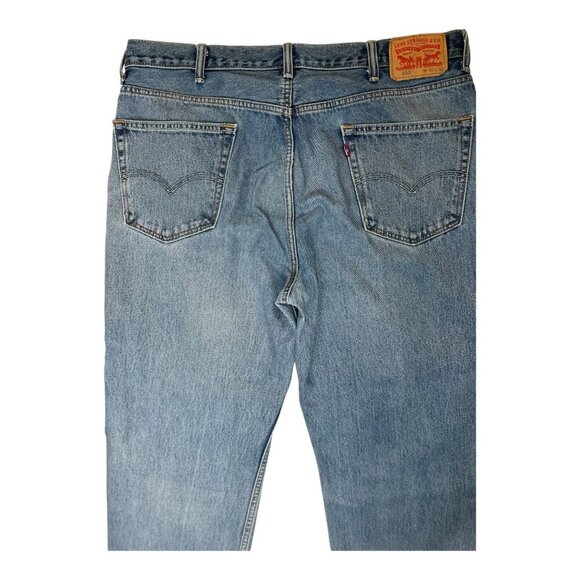 Levis 550 Men's Straight Leg Medium Wash Size 40x30 | 100% Cotton | Classic - Picture 3 of 10